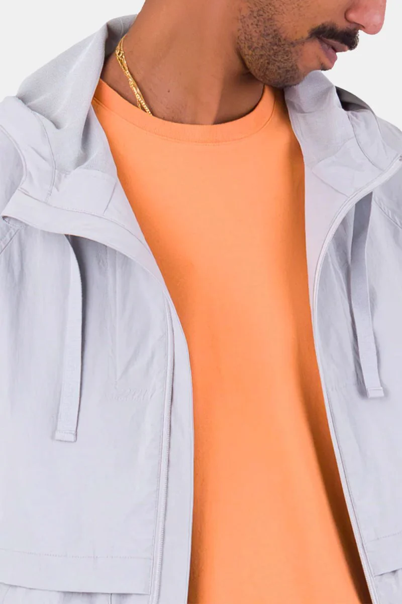 Folk Prism Zip Thru Jacket (Soft Blue) - Image 8