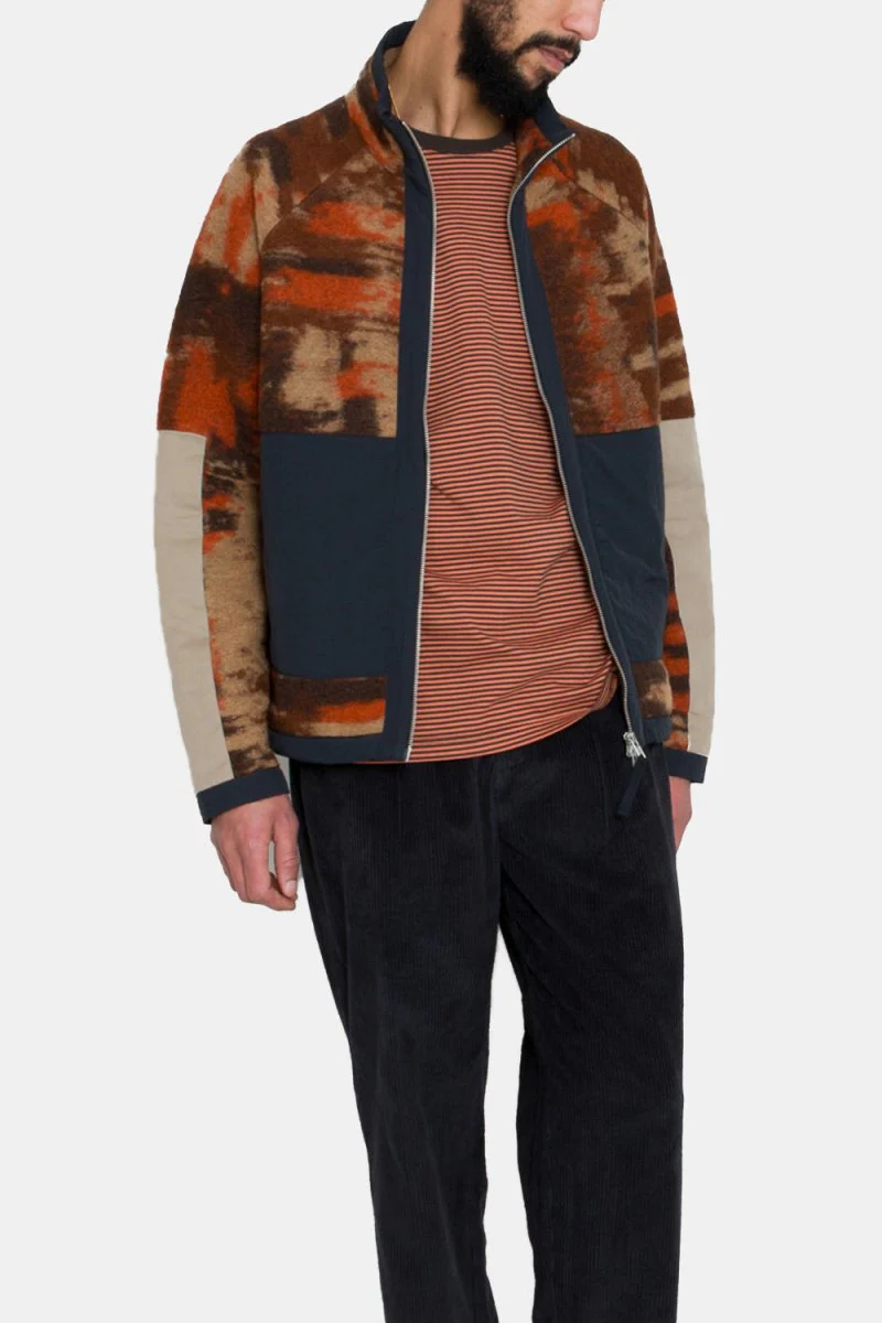Folk Signal Fleece (Rust Multi Jacquard) - Image 4