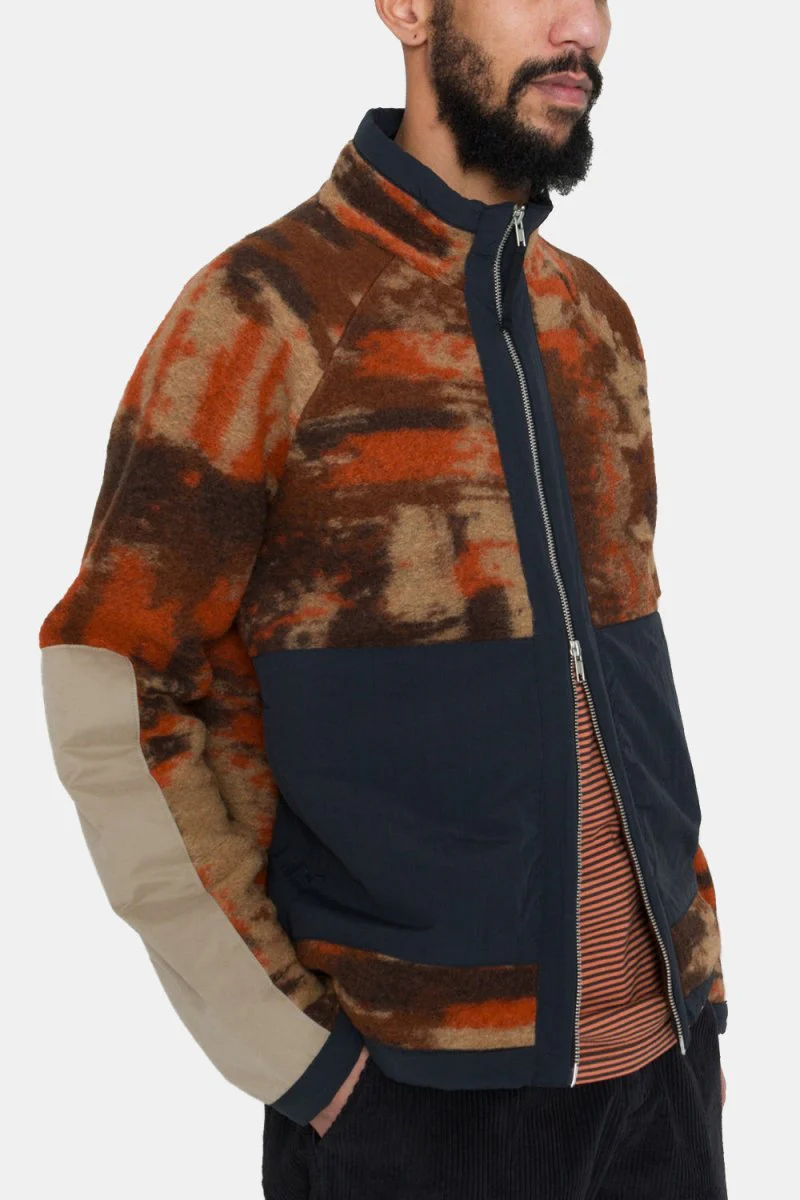 Folk Signal Fleece (Rust Multi Jacquard) - Image 6