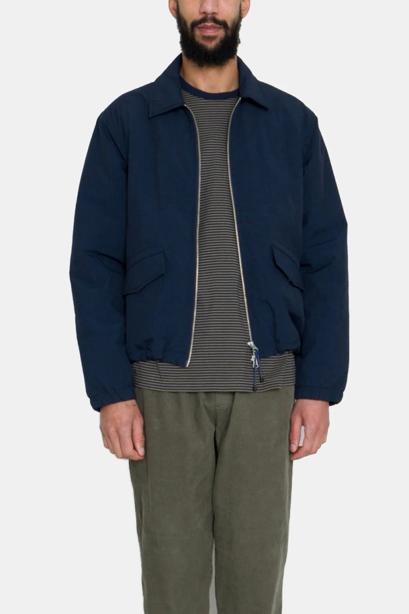 Folk Wadded Bomber Jacket (Navy Ripstop Nylon) - Image 8