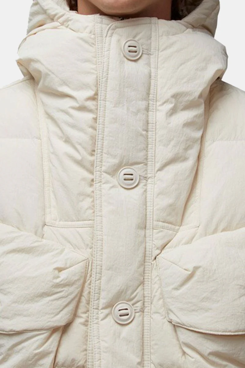 Frizmworks Smock Puffer Down Parka (Cream) - Image 3