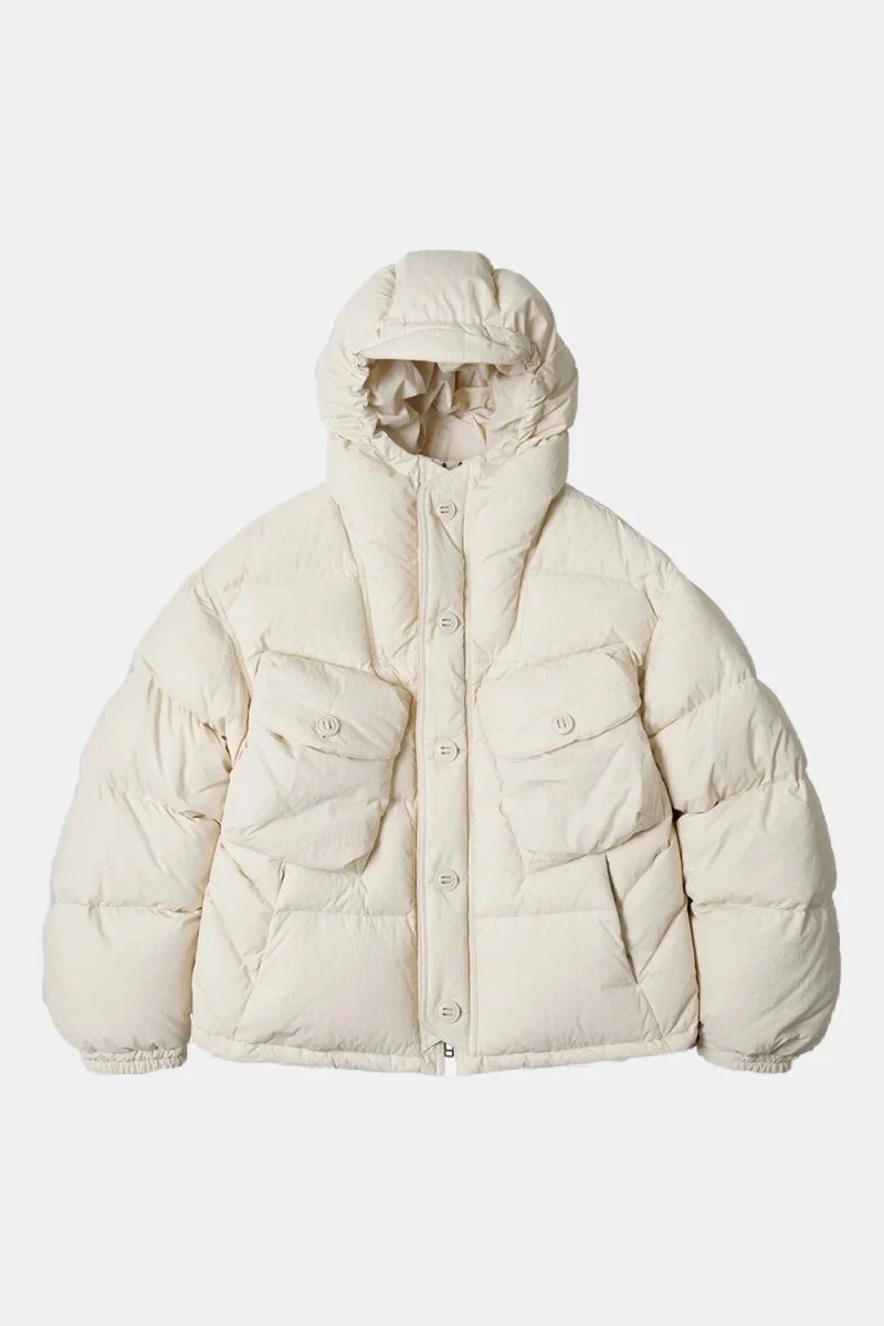 Frizmworks Smock Puffer Down Parka (Cream) - Image 8