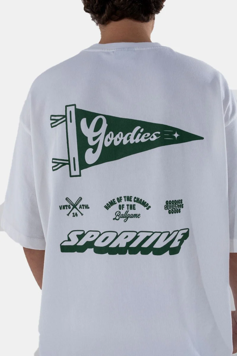 Goodies Sportive Flag T-Shirt (White) - Image 2