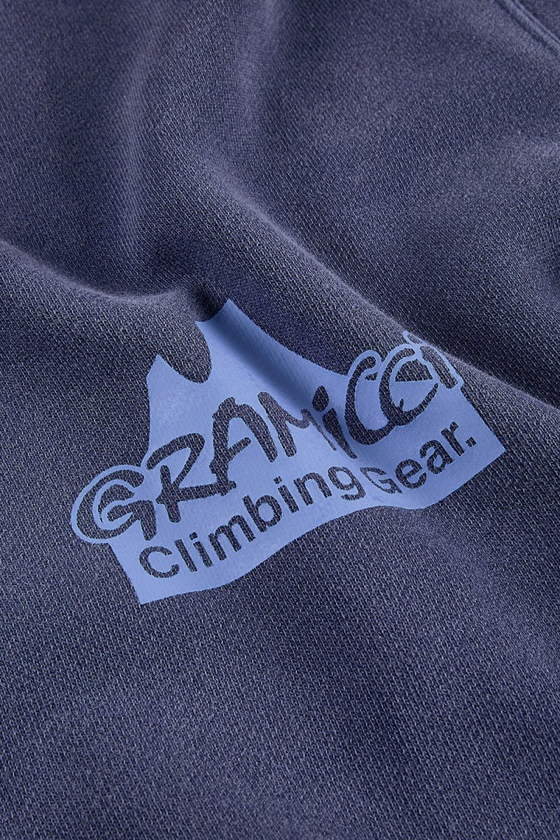 Gramicci Climbing Gear Hooded Sweatshirt (Navy Pigment) - Image 7