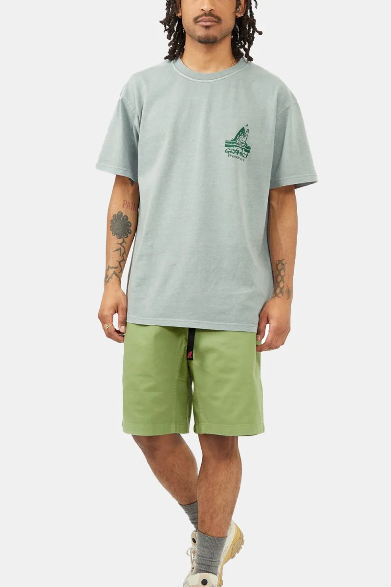Gramicci G-Shorts Double-Ringspun Organic Cotton Twill (Smokey Mint) - Image 4