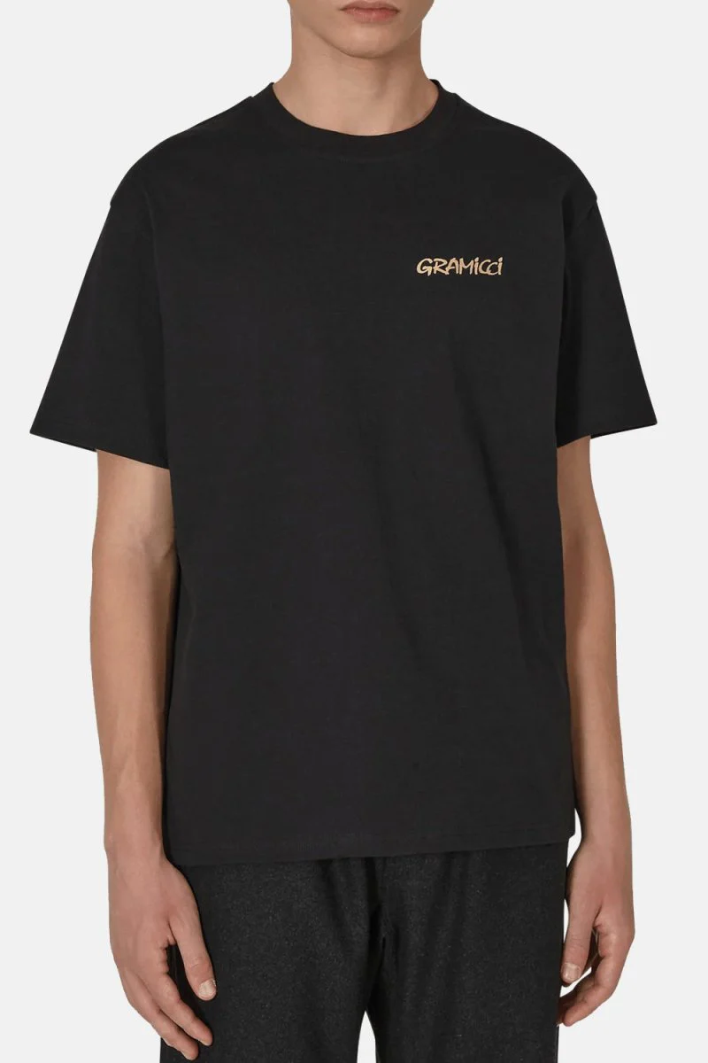 Gramicci Leaf T-Shirt (Black) - Image 3