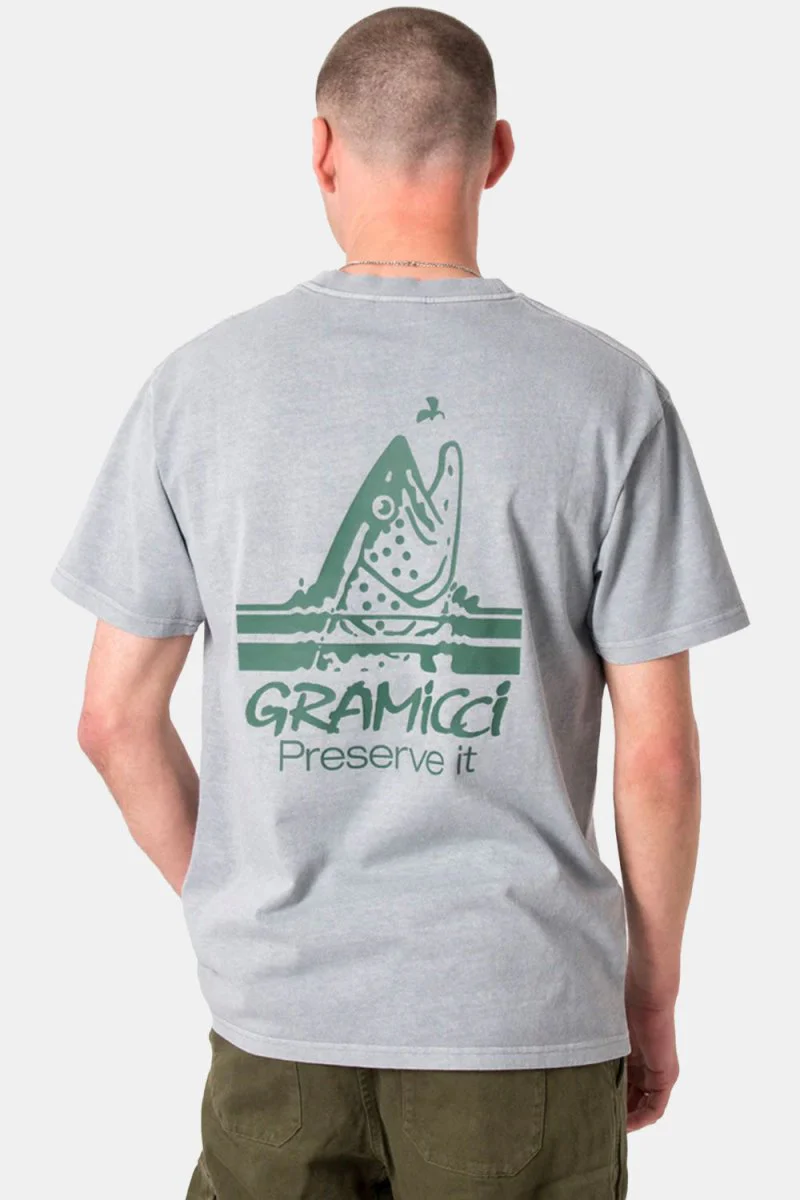 Gramicci Trout T-Shirt (Smokey Slate) - Image 4