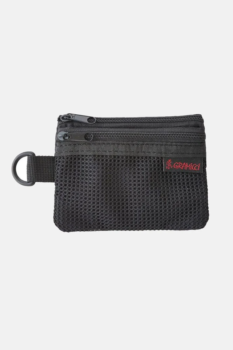 Gramicci Utility Ripstop Mesh Zip Wallet (Black)