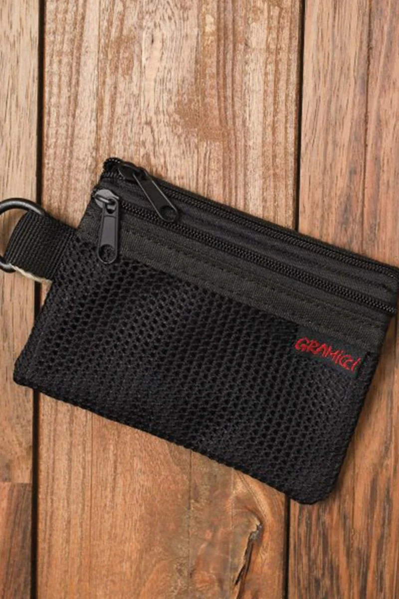 Gramicci Utility Ripstop Mesh Zip Wallet (Black) - Image 4