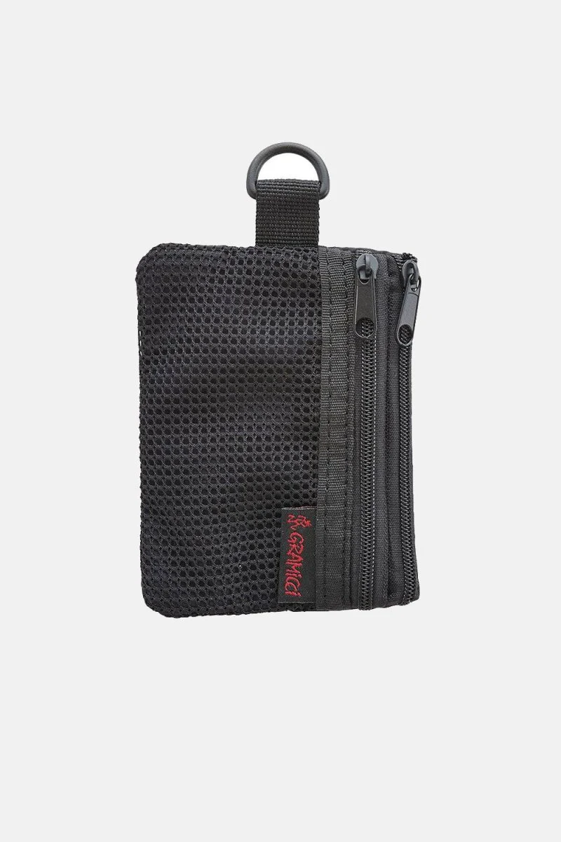 Gramicci Utility Ripstop Mesh Zip Wallet (Black) - Image 5