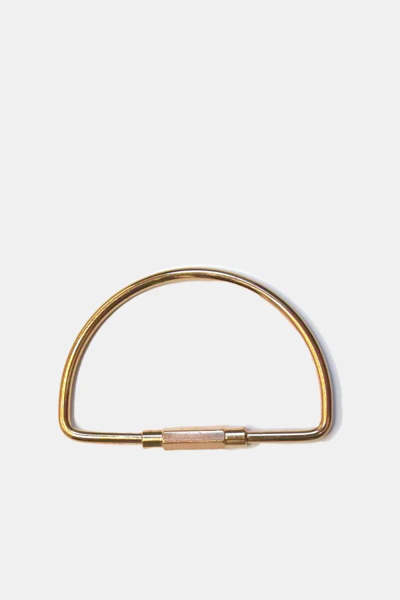 Half Dozen 'D' Keyring (Brass)