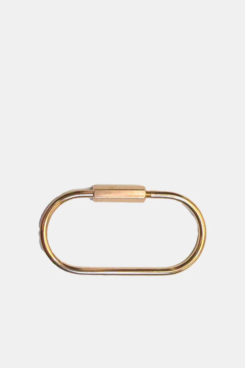 Half Dozen Loop Large Keyring (Brass)