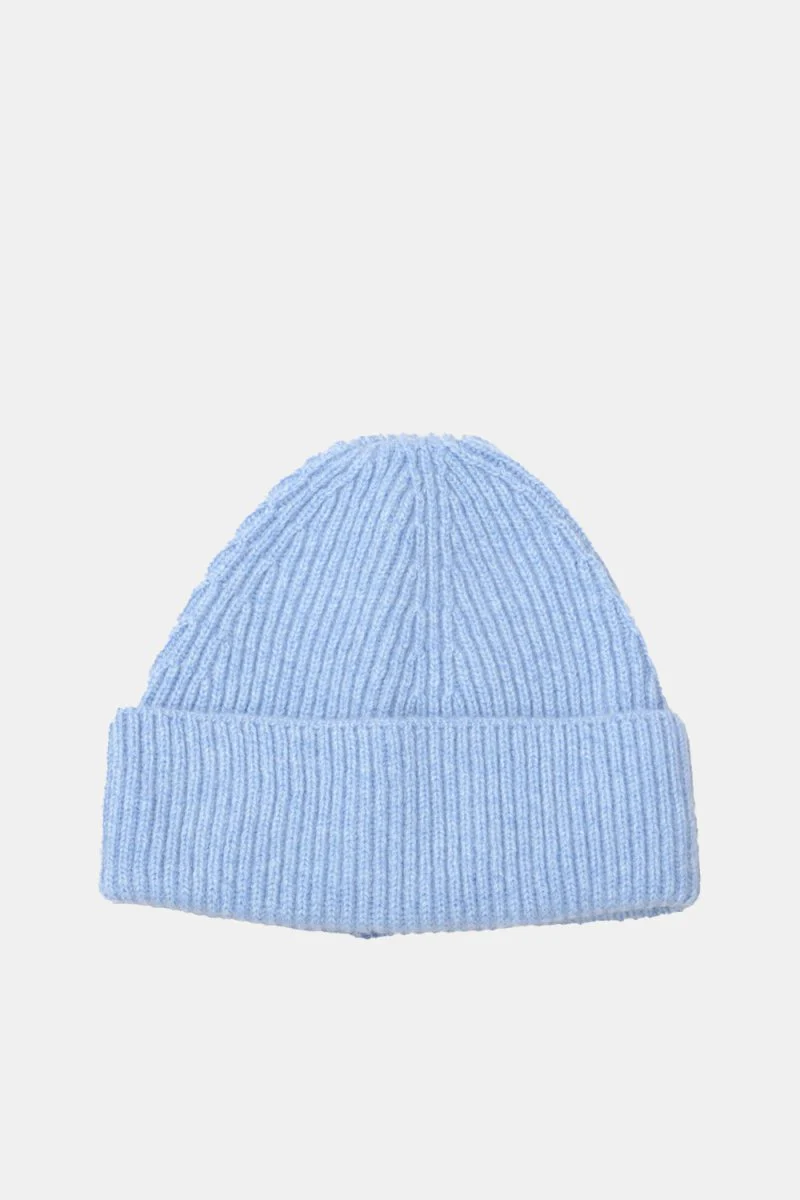 Half Dozen Pure Cashmere Fisherman Beanie (Ice Blue)