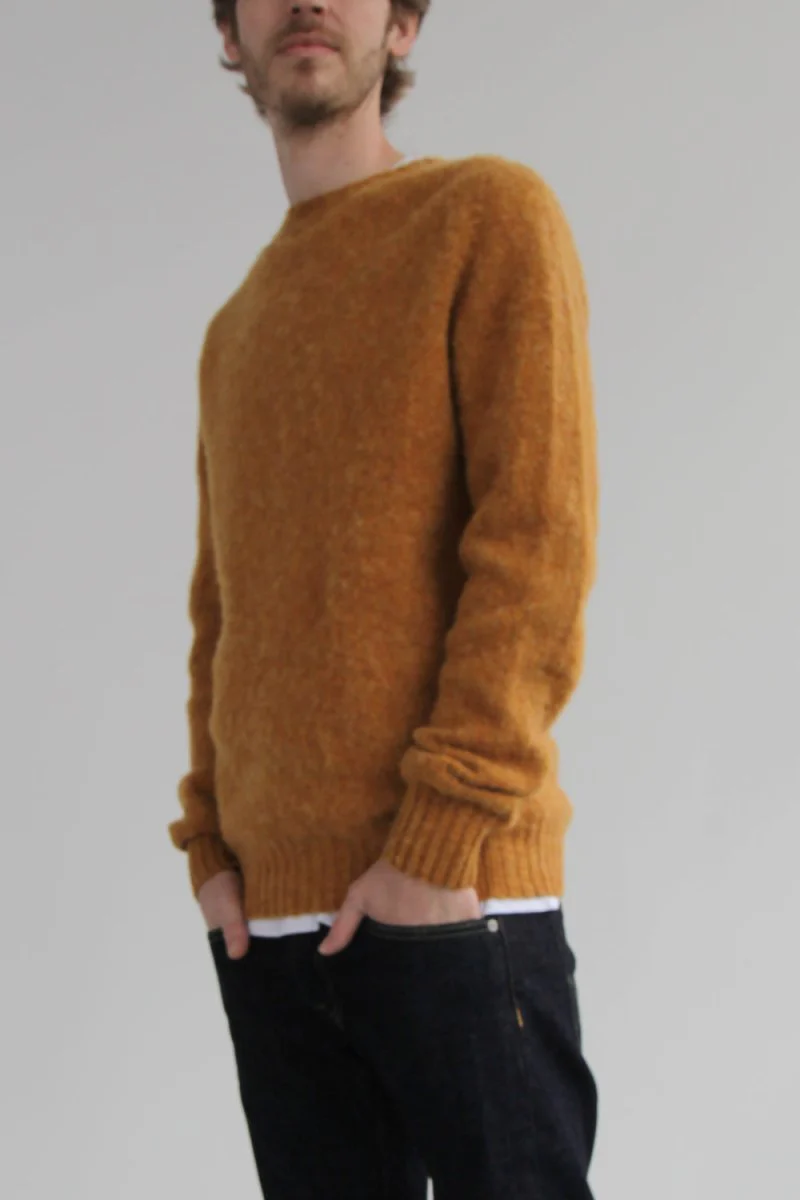 Half Dozen Shaggy Double-Brushed Crew (Cumin Orange) - Image 7