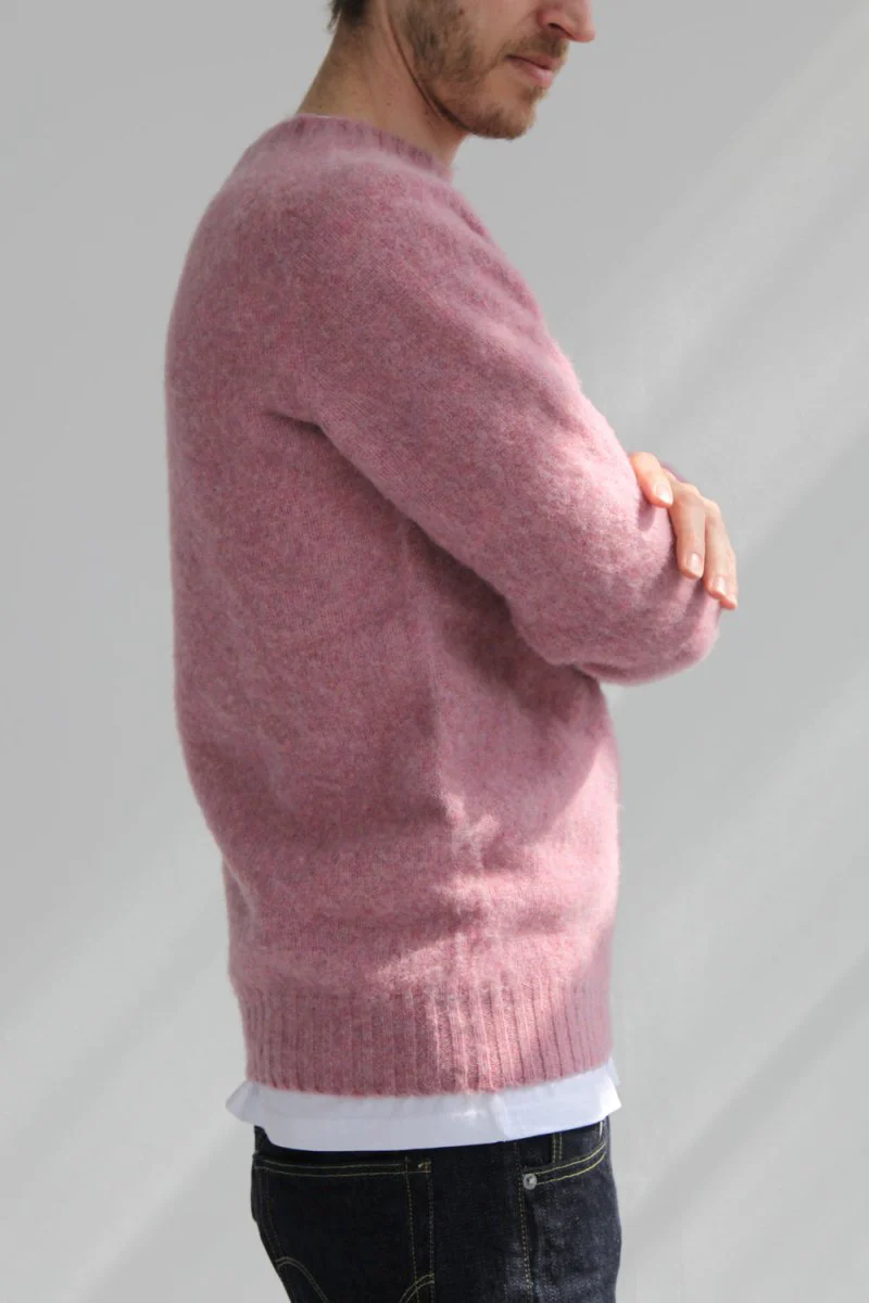 Half Dozen Super Soft Double Brushed Crew Neck (Heather Orchid) - Image 8