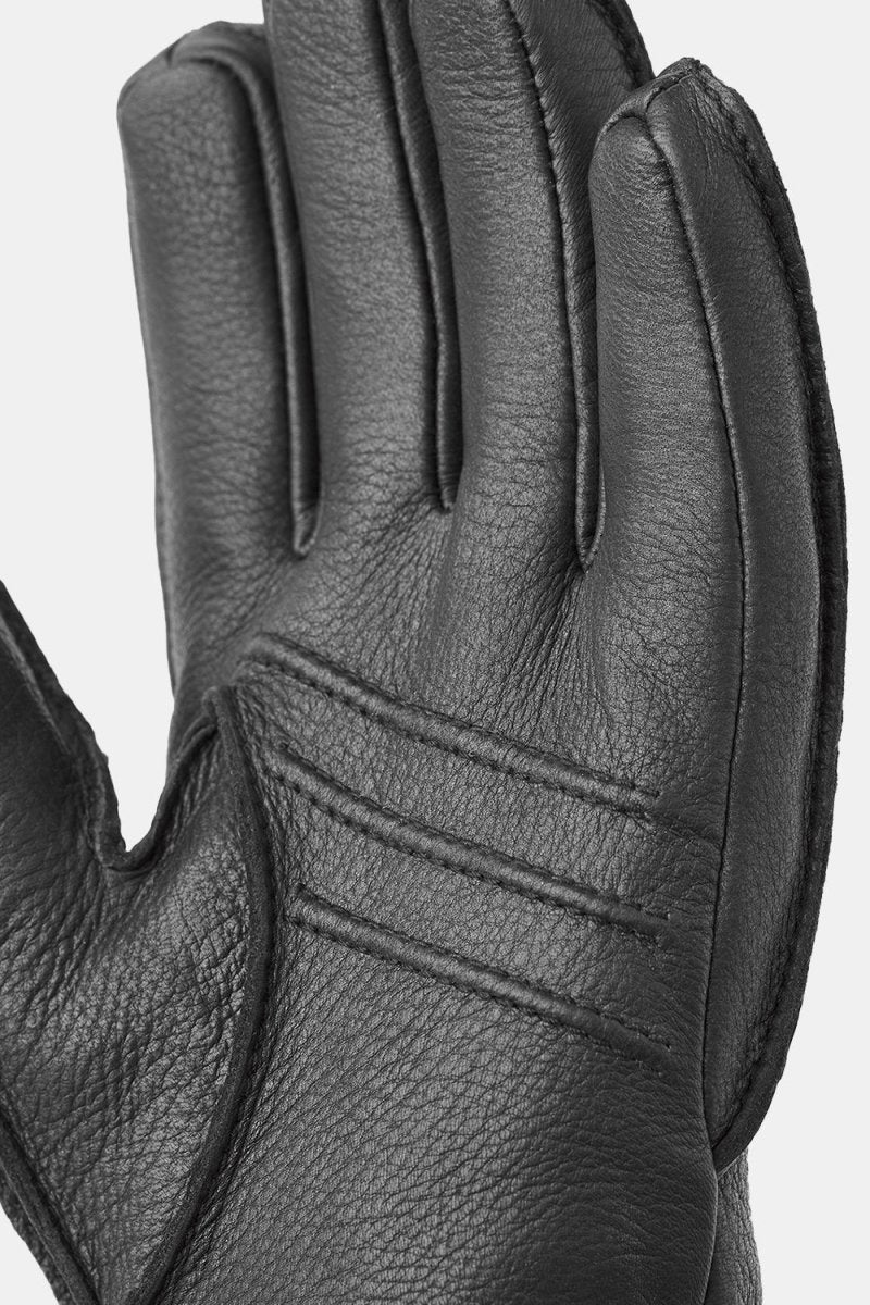 Hestra Deerskin Primaloft Rib Gloves (Black) - Image 3