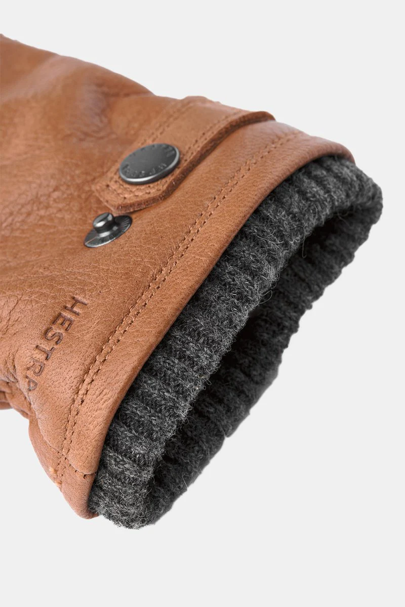 Hestra Leather Utsjö Gloves (Cork) - Image 3