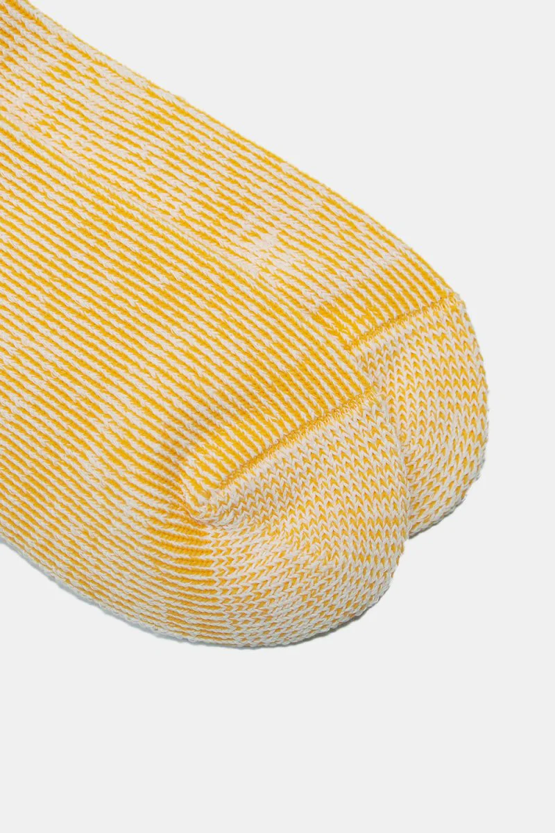 Kinari Skater Plating Crew Socks (Yellow) - Image 2