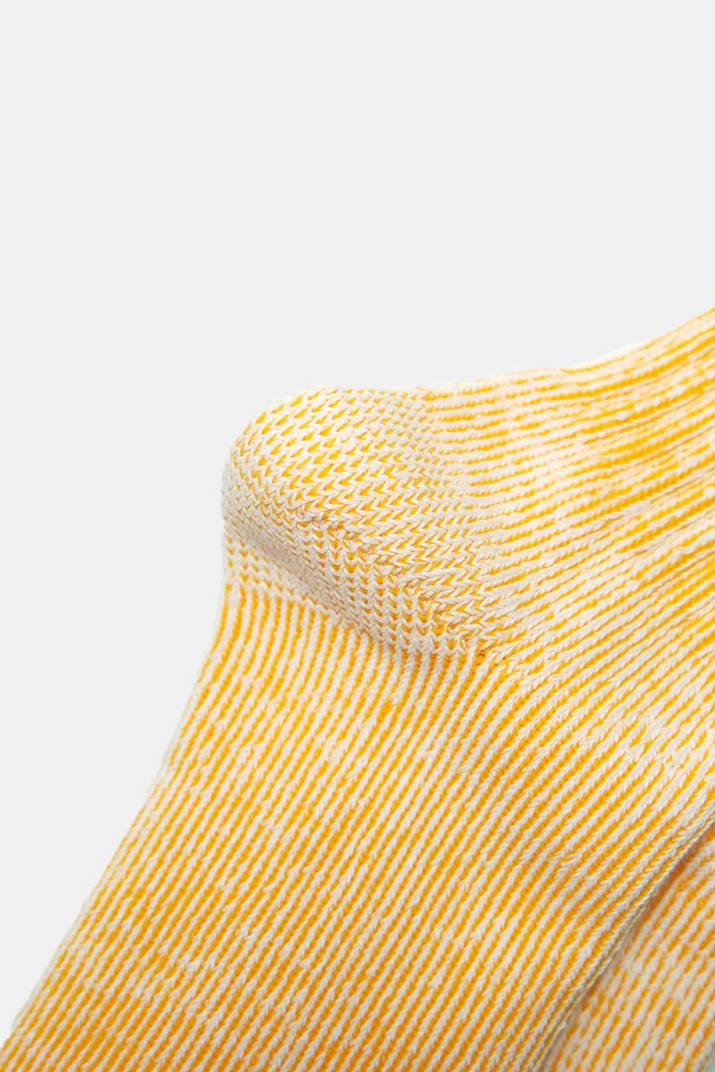Kinari Skater Plating Crew Socks (Yellow) - Image 3
