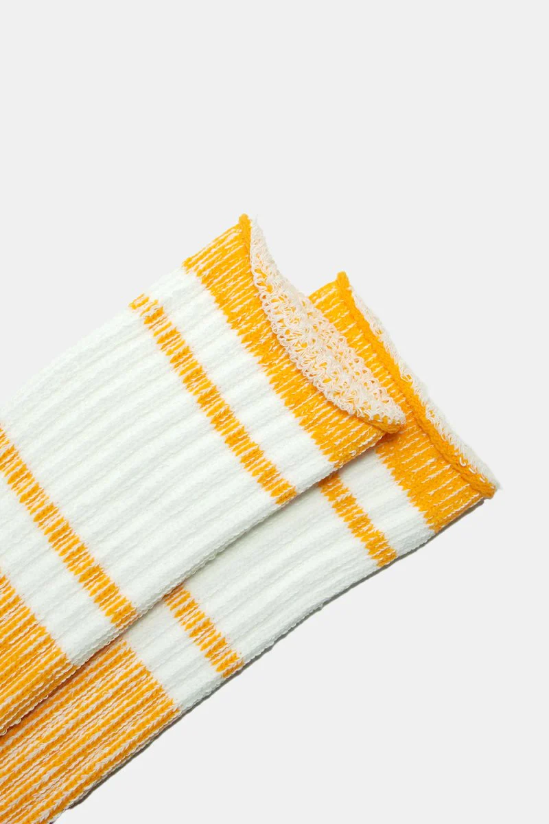 Kinari Skater Plating Crew Socks (Yellow) - Image 4