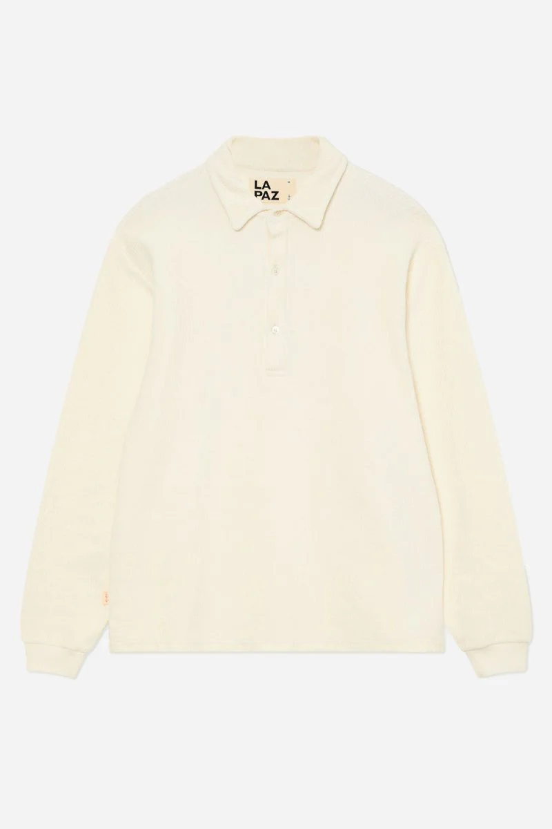 La Paz Mesquita Ribbed Polo Shirt (Off White)