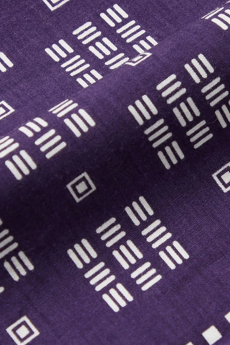 Anonymous Ism Mikuzushi Selvedge Bandana (Purple) - Image 4