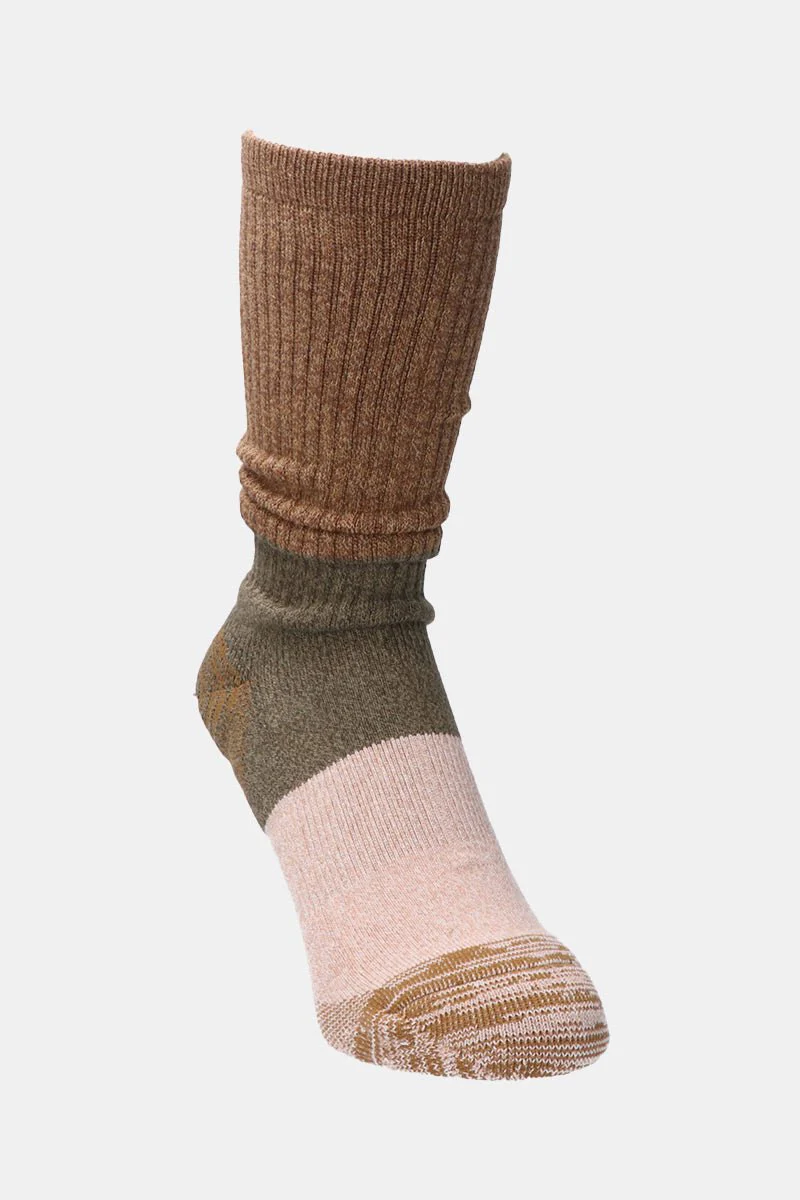 Anonymous Ism MOC Pile Crew Sock (Brown Beige)