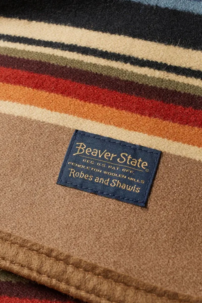 Pendleton Jacquard Serape Blanket (Grey Horse Khaki) - Image 4