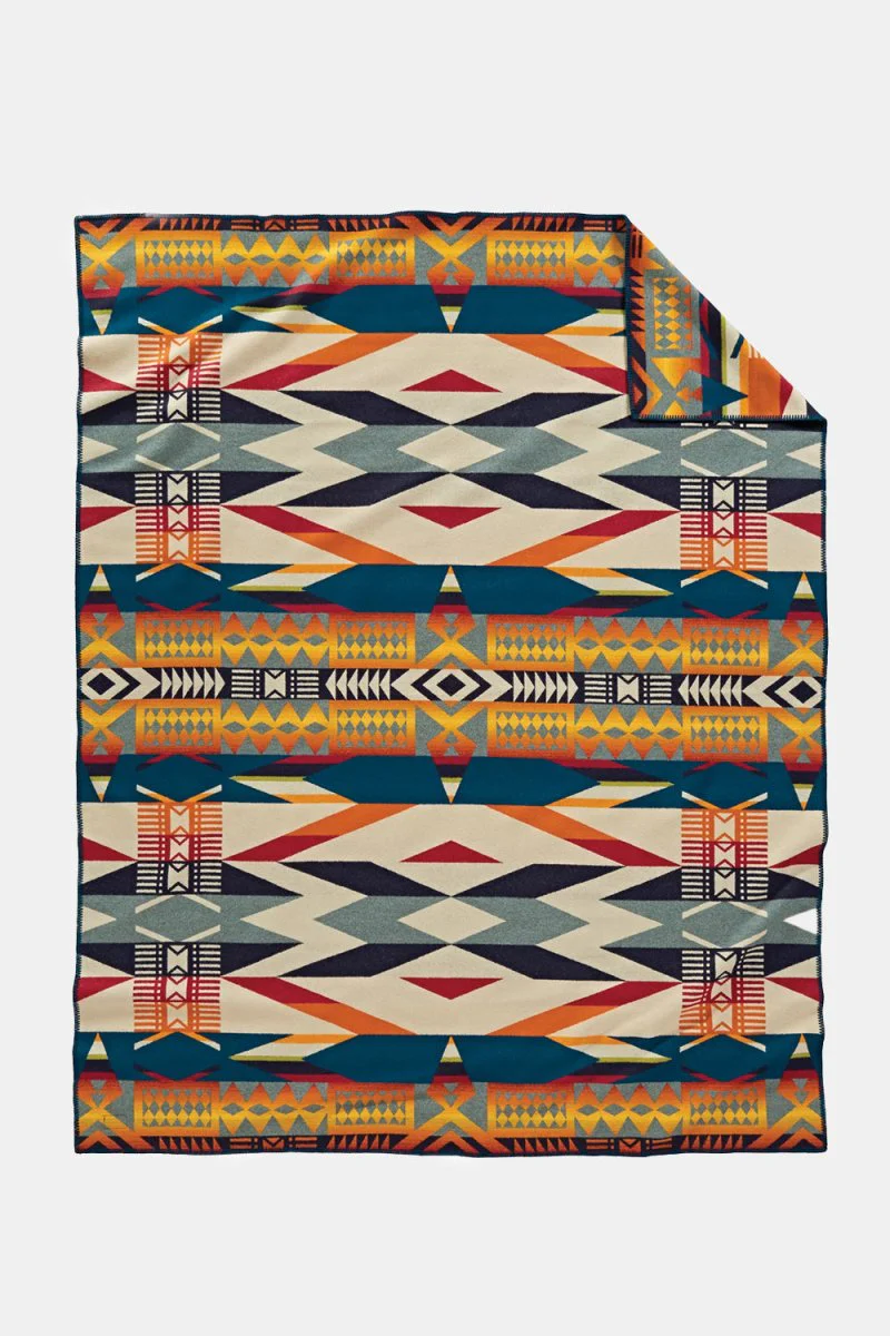 Pendleton Unnapped Jacquard Robe (Fire Legend Sunset)