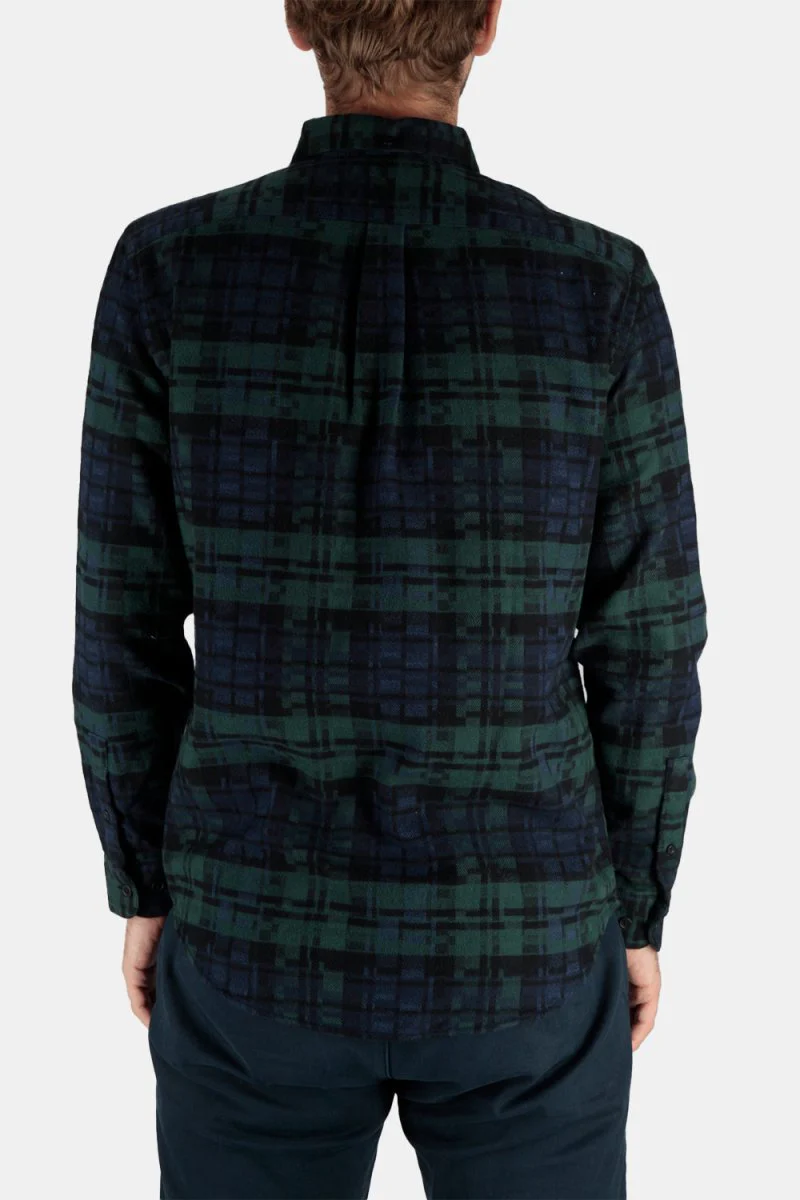 Portuguese Flannel Abstract Blackwatch ESP Shirt (Black) - Image 4