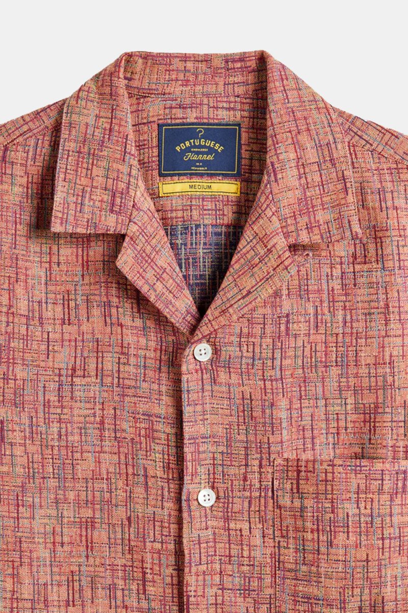 Portuguese Flannel Boucle Shirt (Grape Print) - Image 4