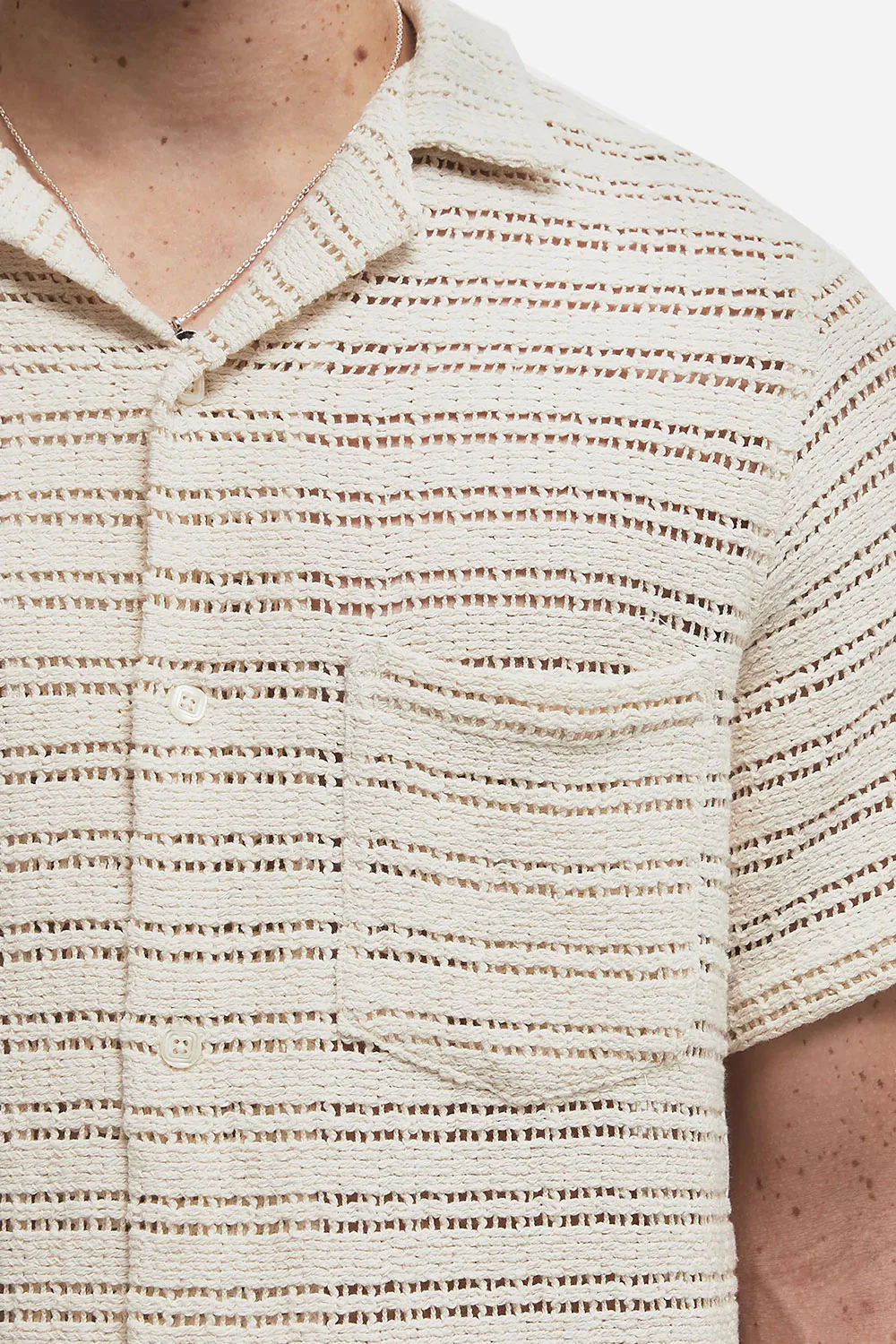 Portuguese Flannel Drove Knit (Ecru) - Image 2