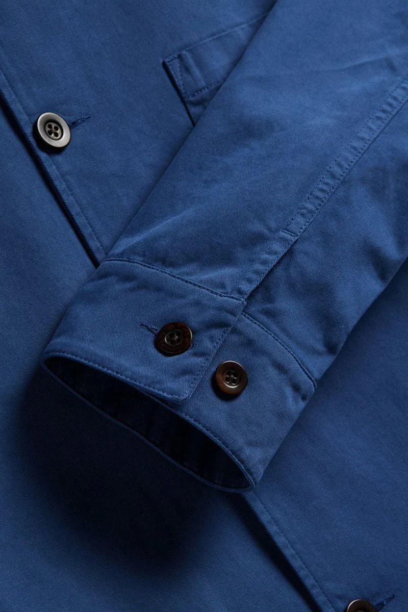 Portuguese Flannel Labura Jacket (Blue) - Image 4