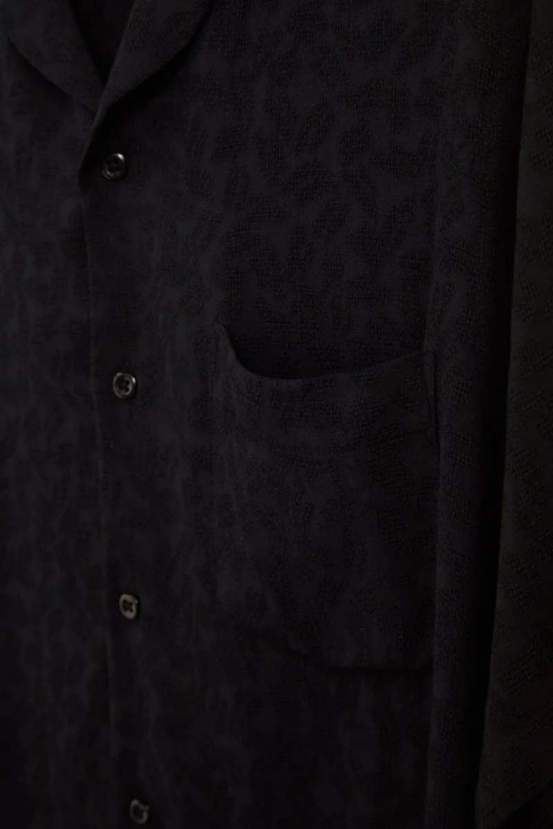 Portuguese Flannel Modal Cobra Shirt (Black) - Image 6