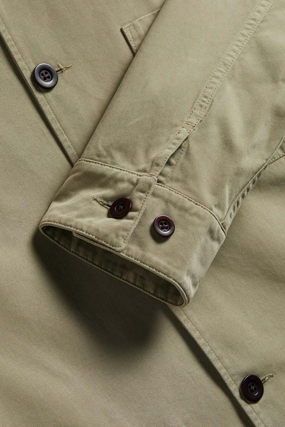 Portuguese Flannel Labura Jacket (Olive) - Image 3