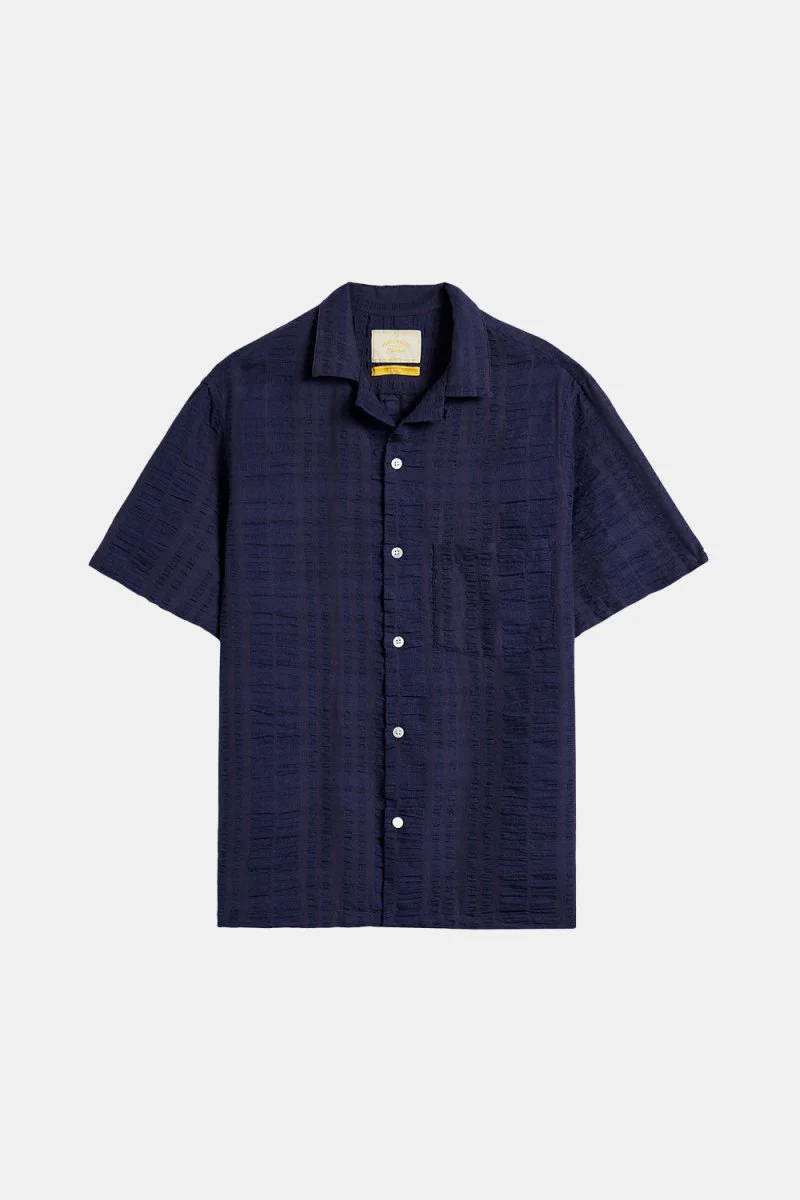 Portuguese Flannel Crupao Shirt (Navy)
