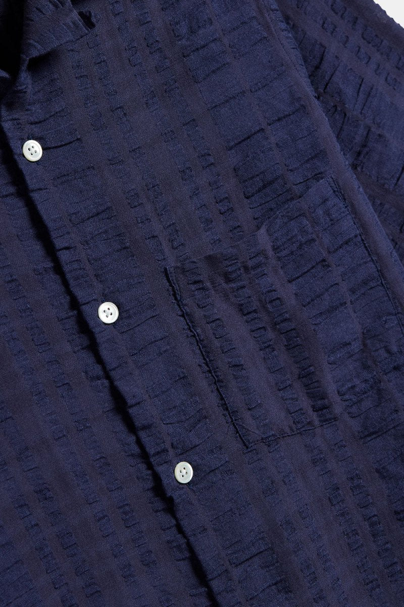 Portuguese Flannel Crupao Shirt (Navy) - Image 2