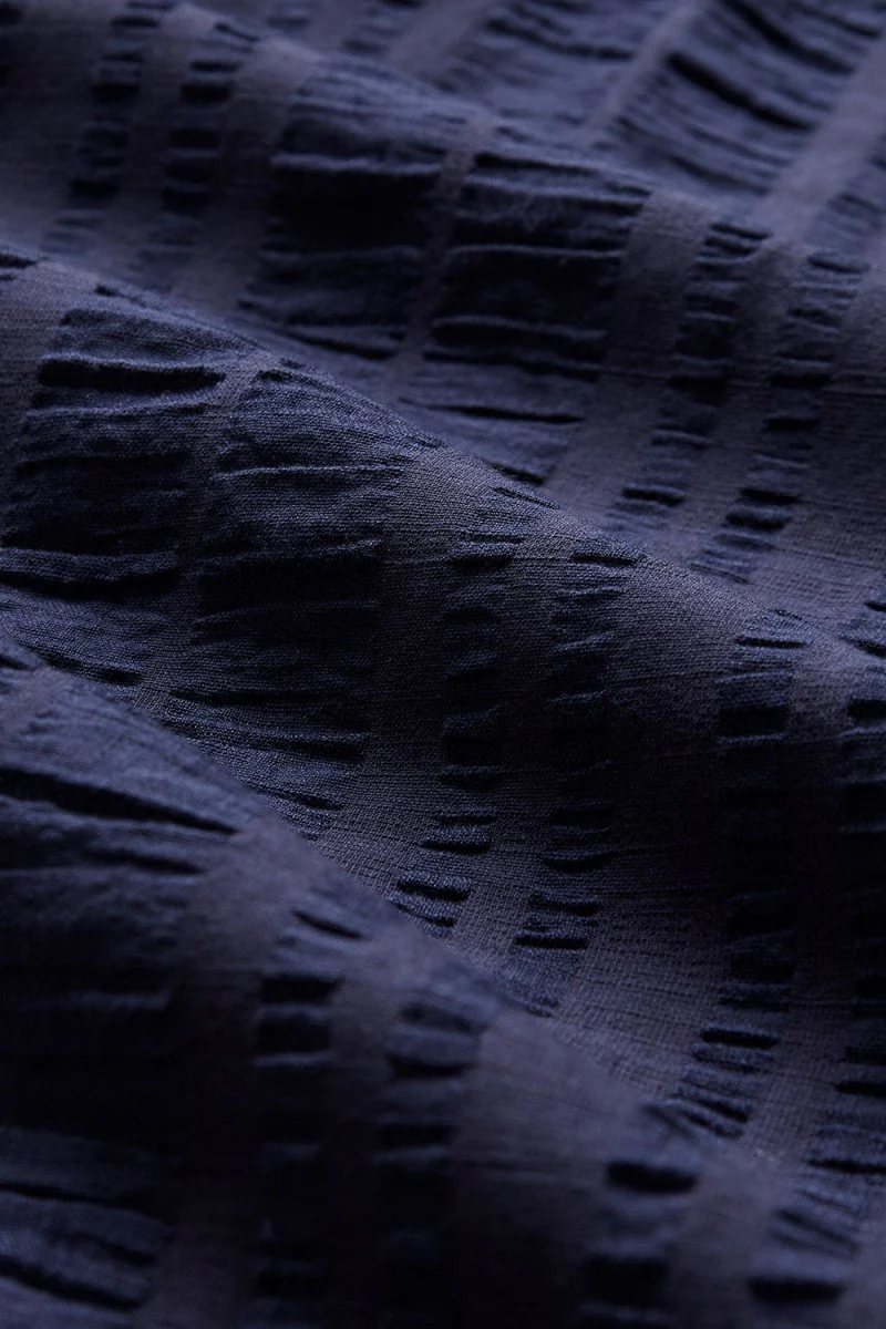Portuguese Flannel Crupao Shirt (Navy) - Image 4