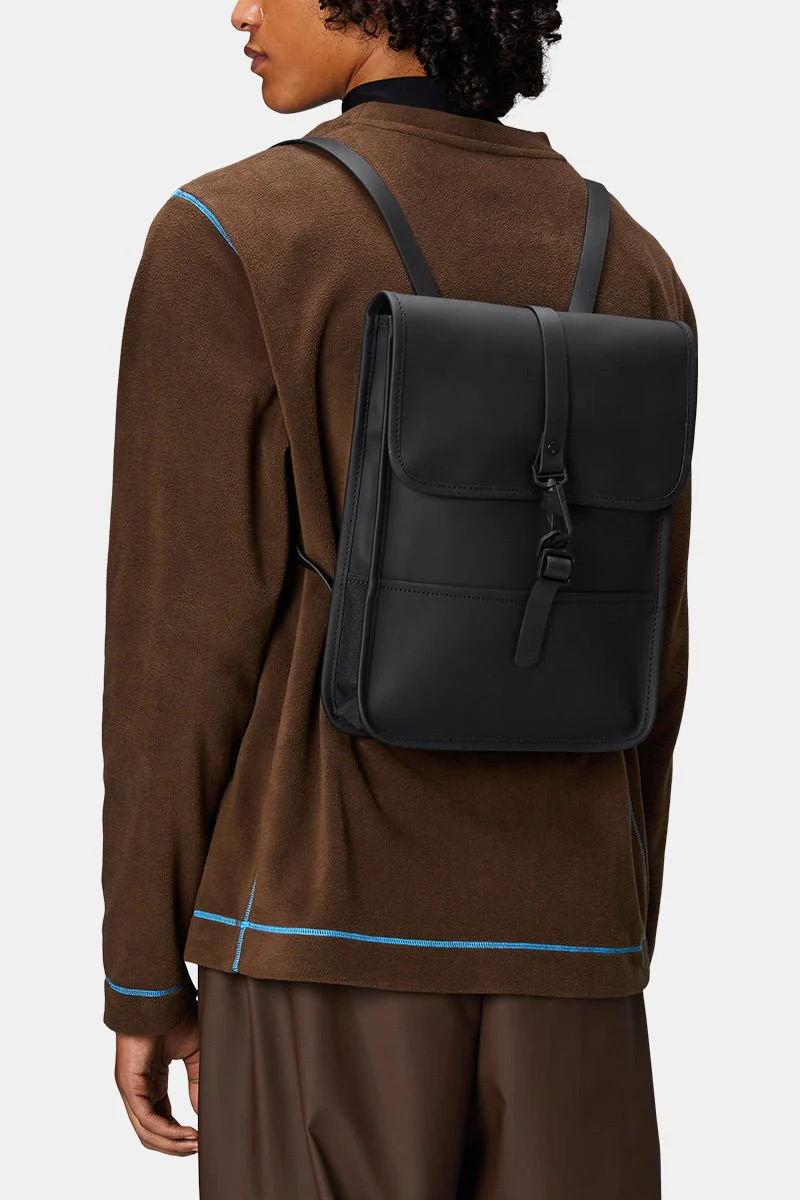 Rains Backpack Micro W3 (Black) - Image 3