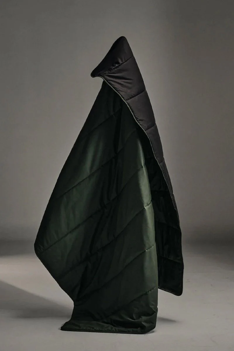 Rains Waterproof Quilted Packable Blanket (Green) - Image 2