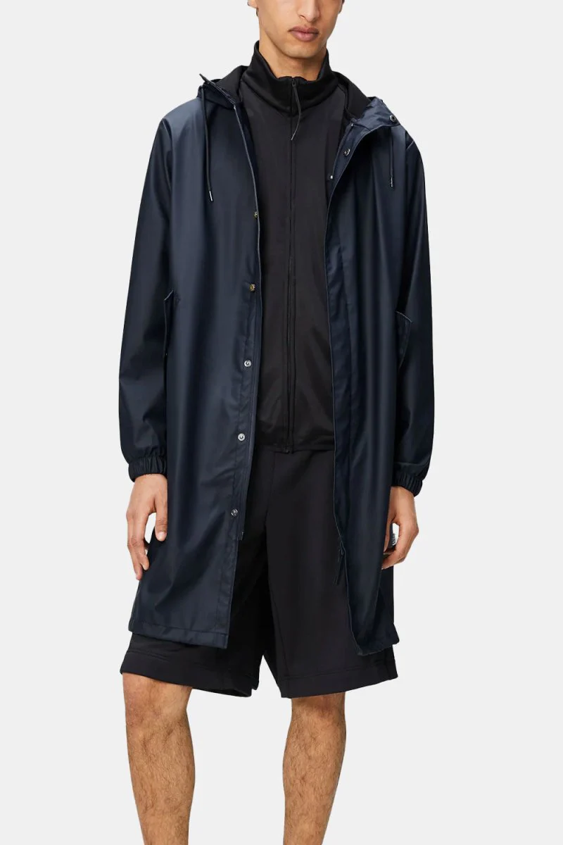 Rains Fishtail Parka W3 (Navy) - Image 3