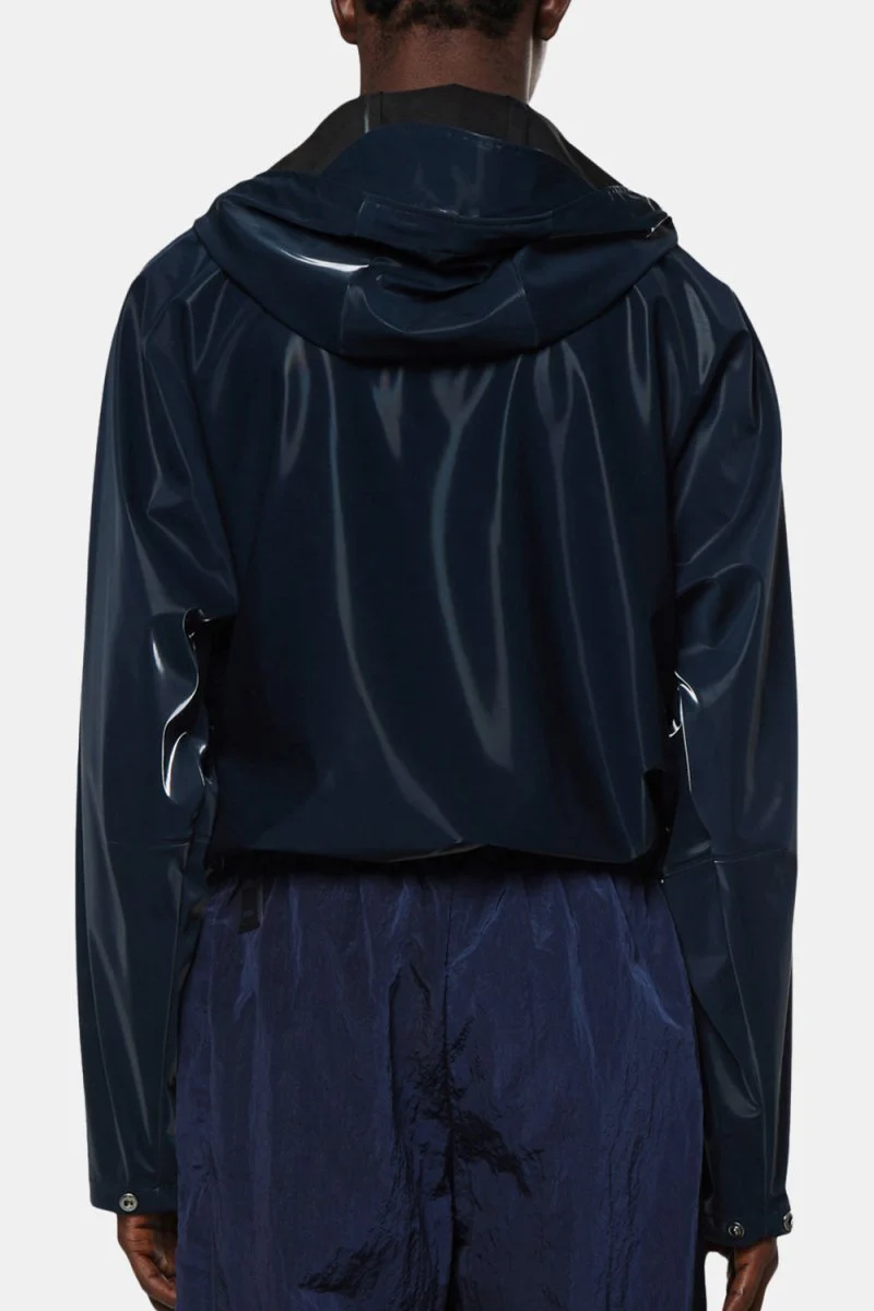 Rains Waterproof Anorak Jacket (Ink) - Image 4