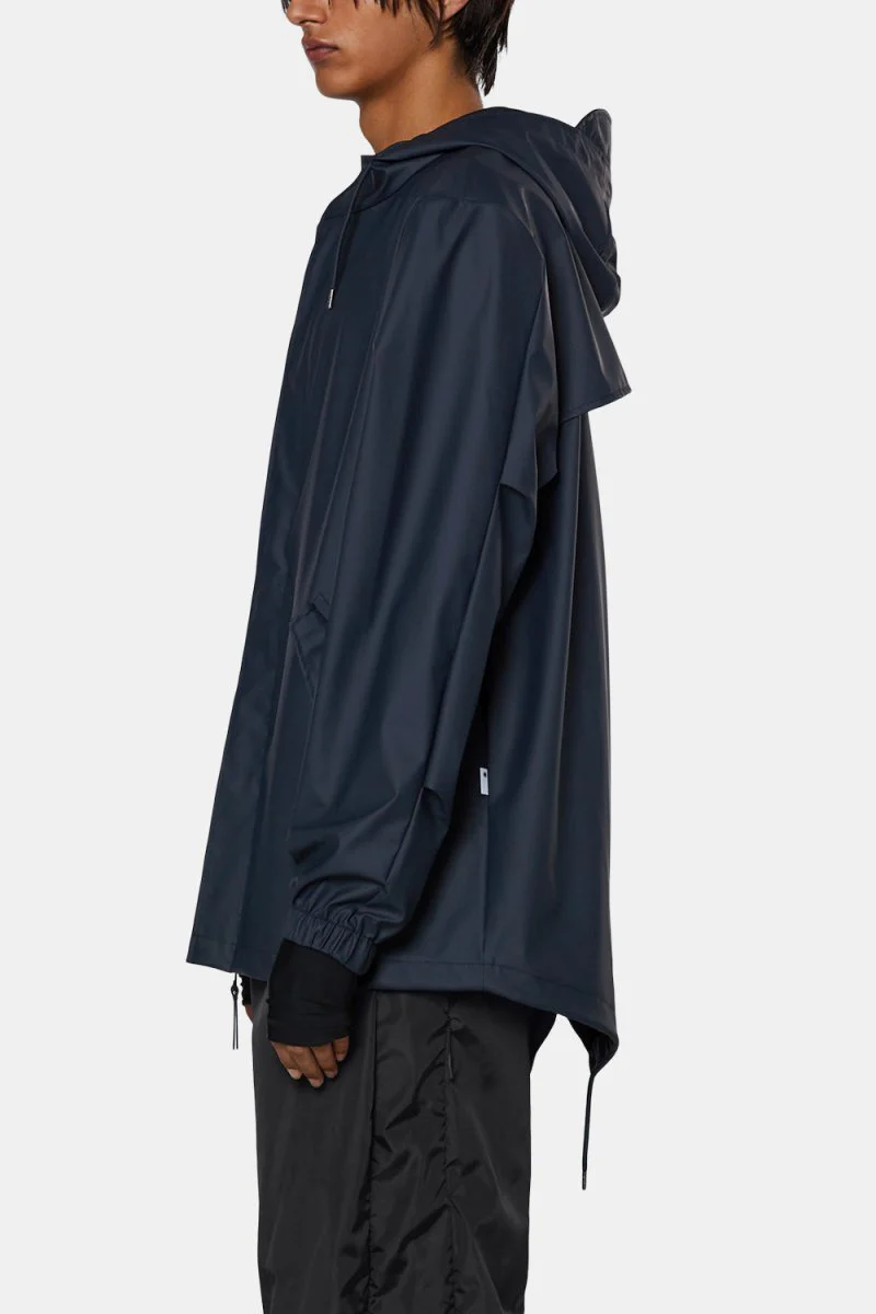 Rains Waterproof Fishtail Jacket (Navy) - Image 5