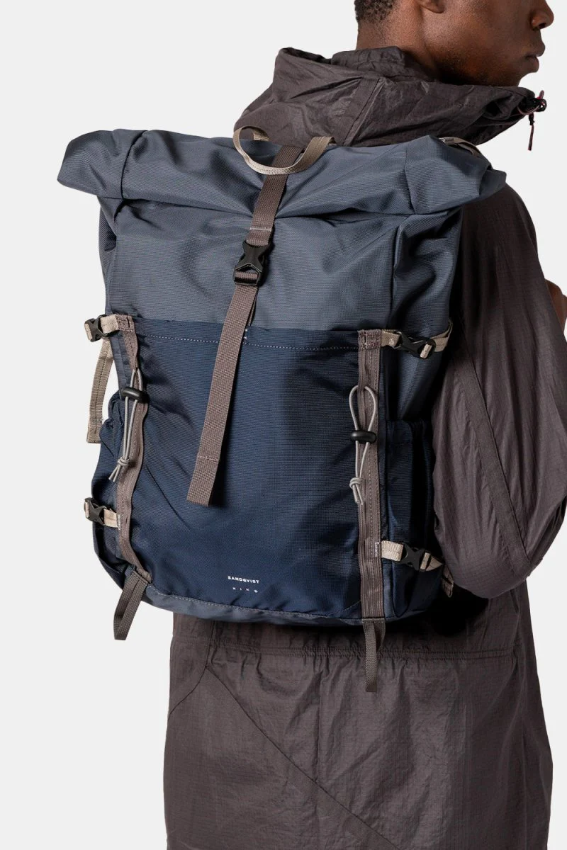Sandqvist Forest Hike Backpack (Multi Steel Blue) - Image 2