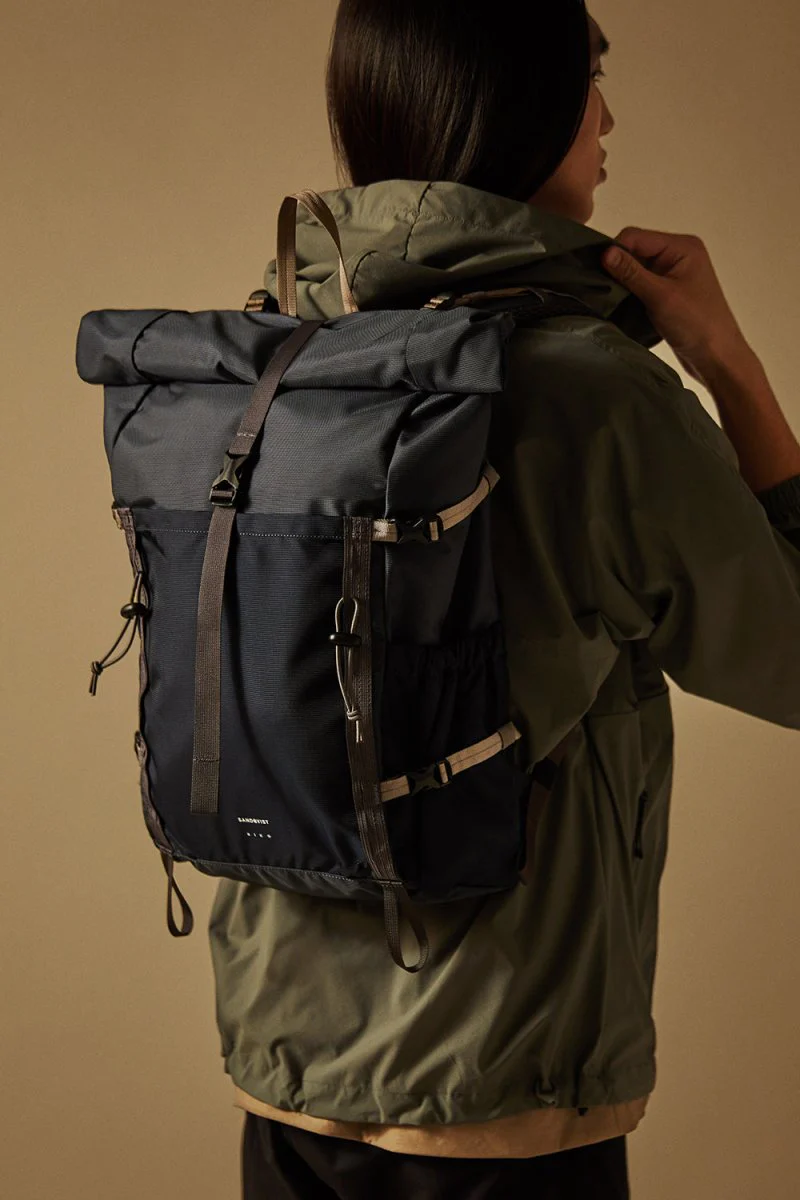 Sandqvist Forest Hike Backpack (Multi Steel Blue) - Image 7