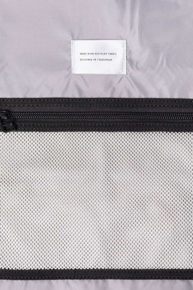 Sandqvist Konrad Water-Resistant Rolltop Backpack (Black/Lichen Green) - Image 6