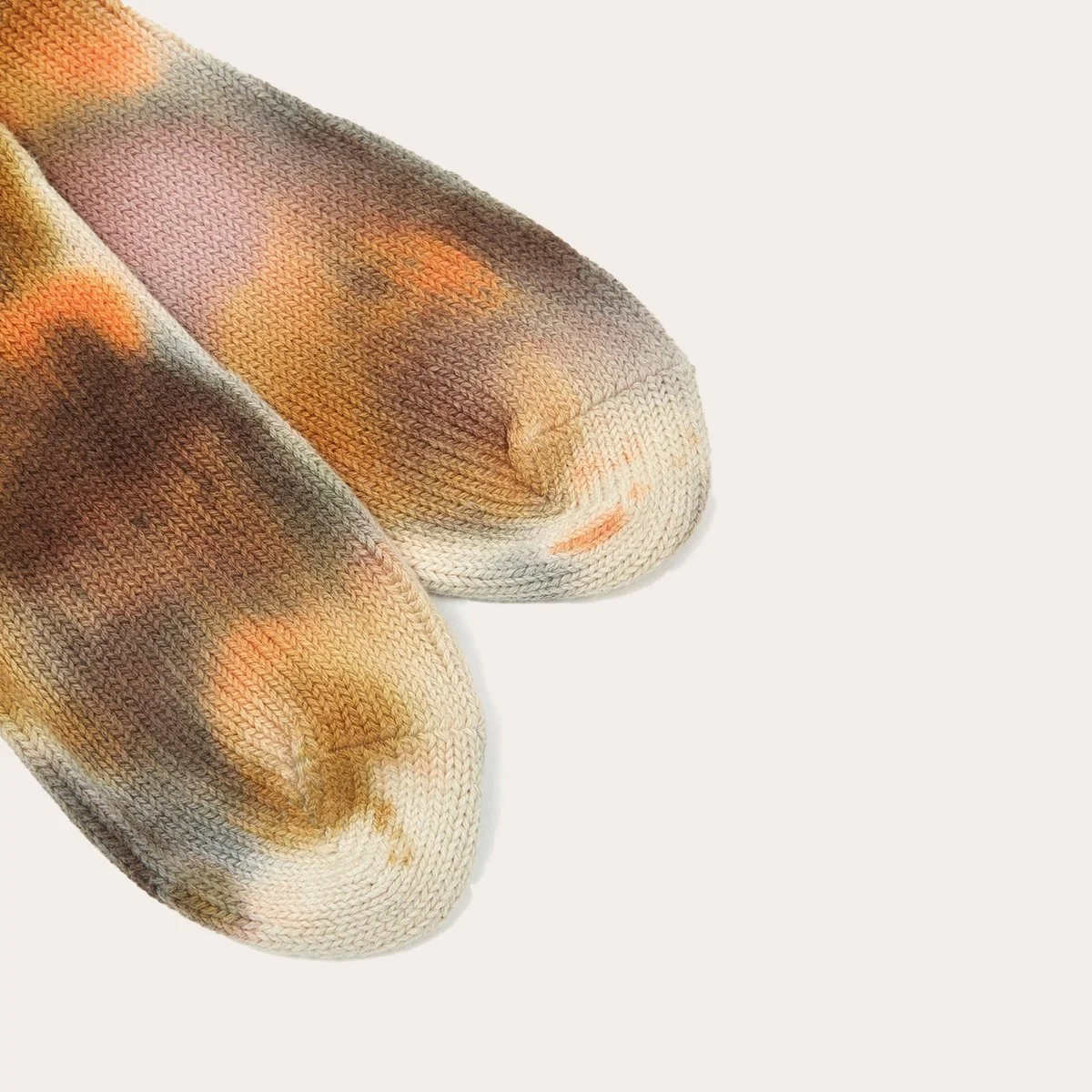 Anonymous Ism Scatter Dye Crew Sock - Brown/Orange/Beige - Image 3