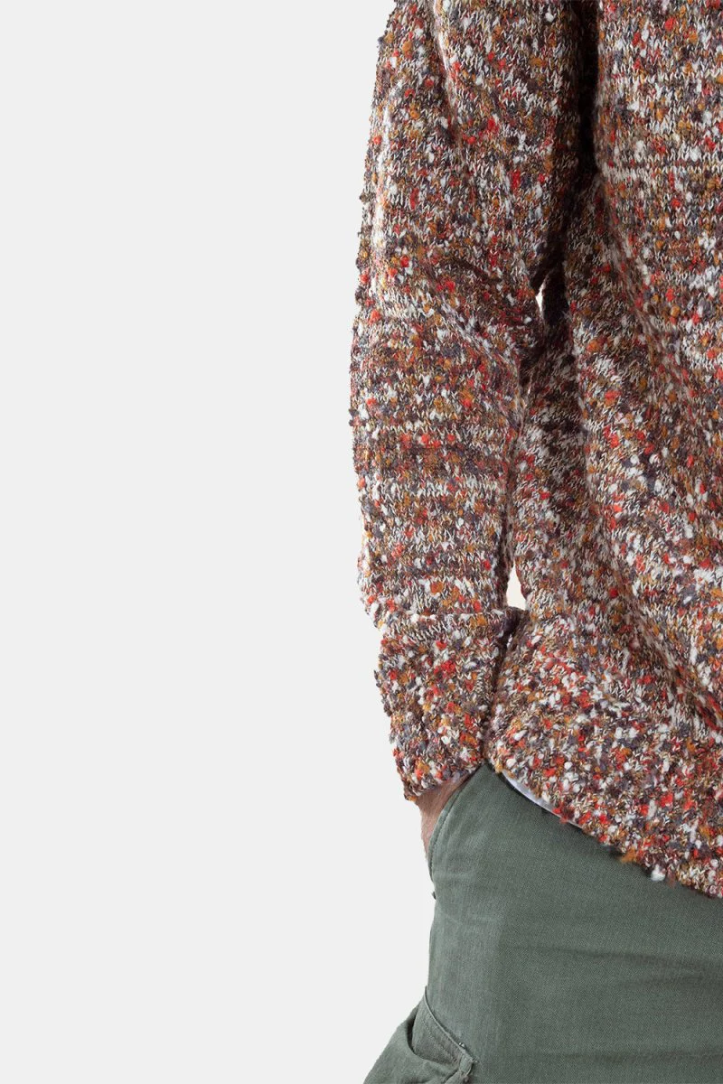 Anonymous Ism Slub Crew Neck Knit (Orange) - Image 2