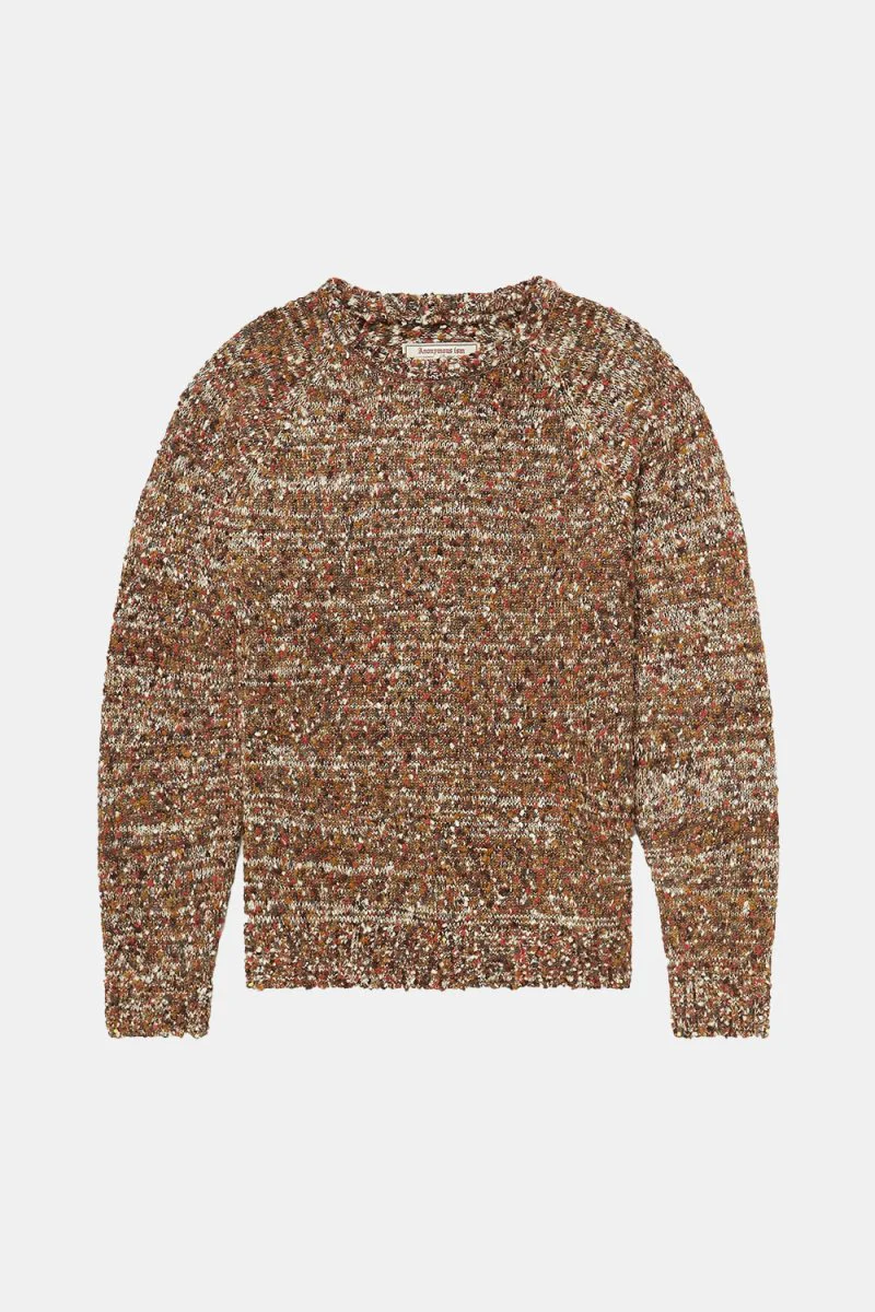 Anonymous Ism Slub Crew Neck Knit (Orange) - Image 3
