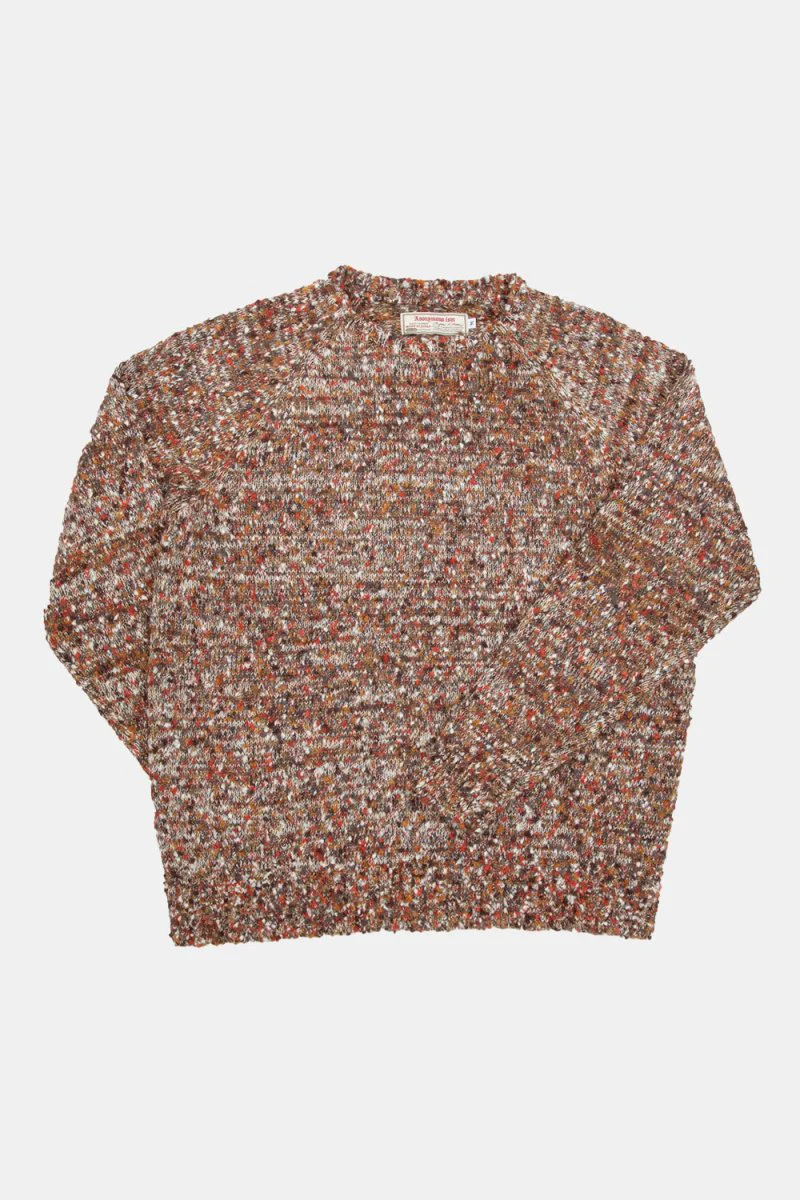 Anonymous Ism Slub Crew Neck Knit (Orange) - Image 5